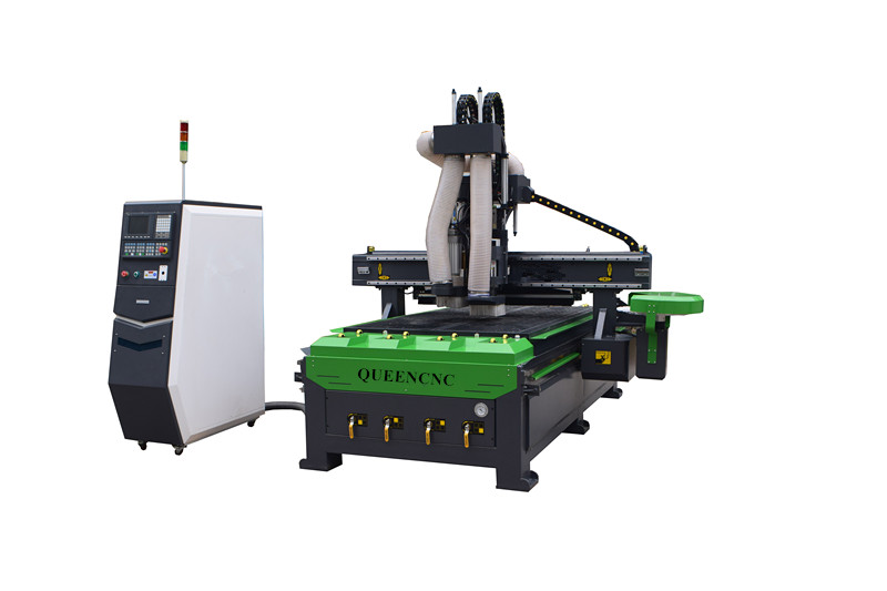 QN1325 atc cnc router with drilling block