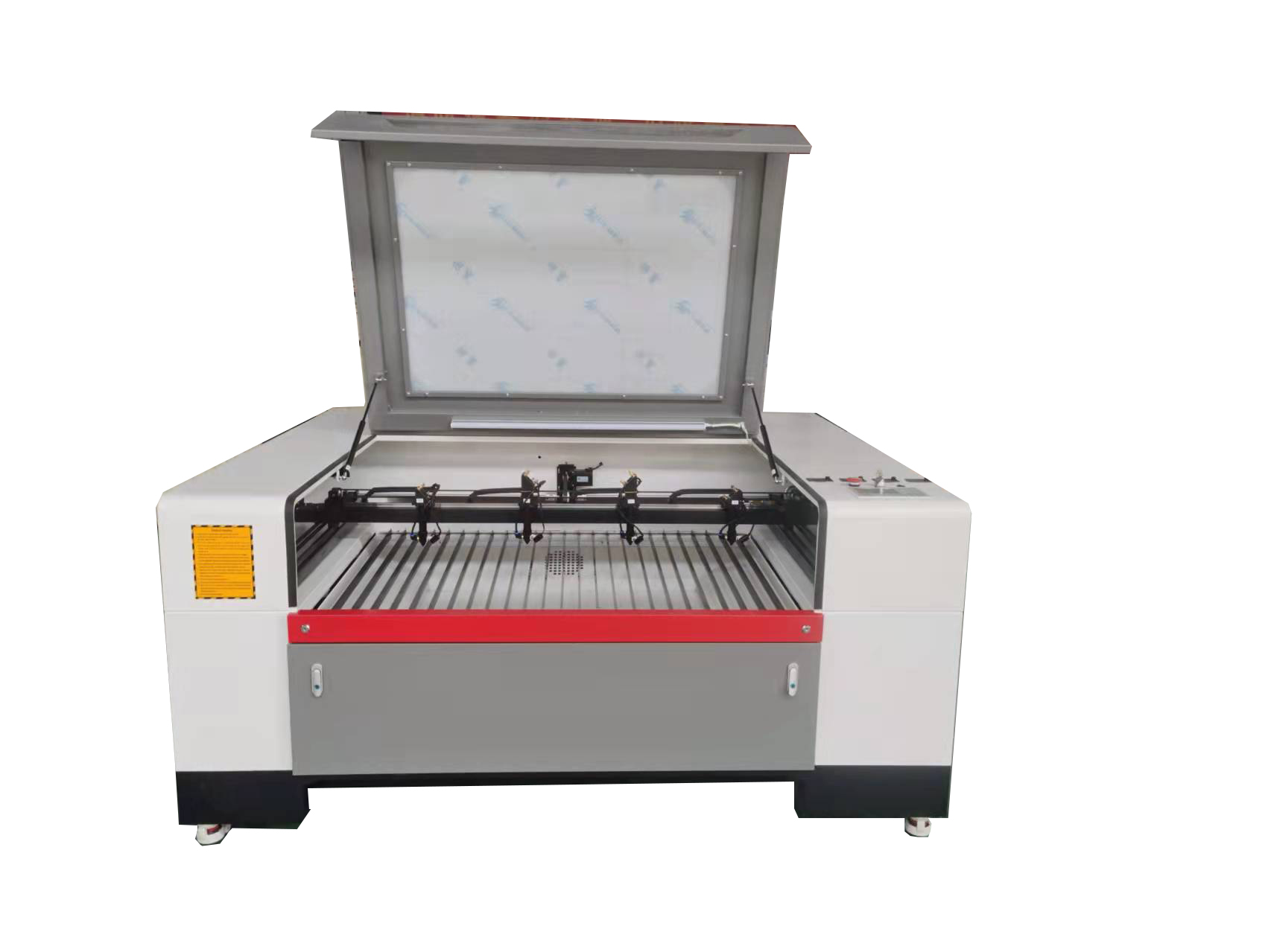 QN1610 four heads co2 laser cutting machine