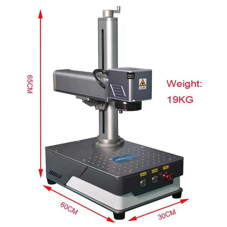 Economic light type 20w fiber laser marking machine