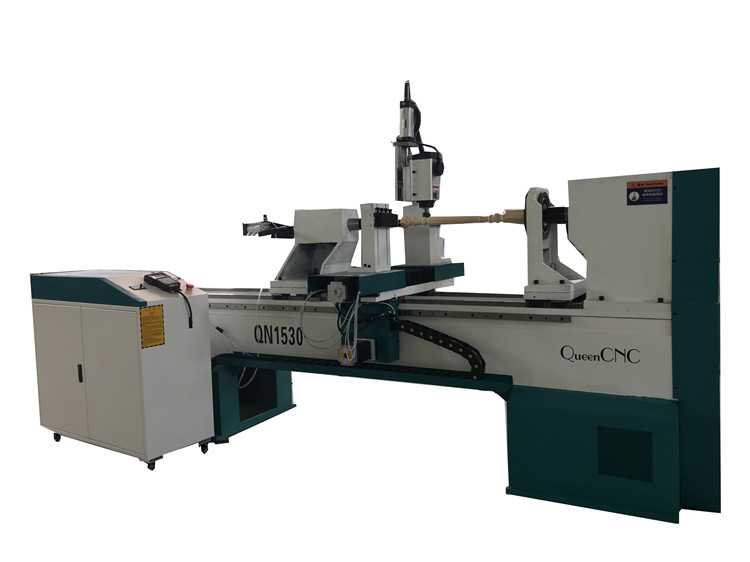 QN1530 cnc wood lathe baseball bat cnc wood turning lathe wi