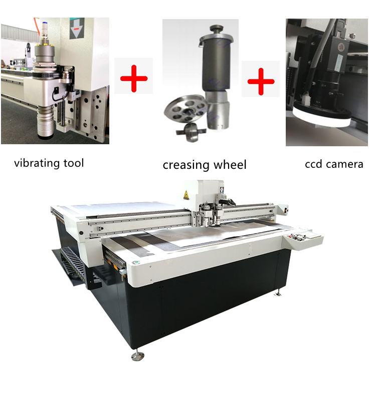 QN1325 cnc oscillating knife cutting machine for corrugated