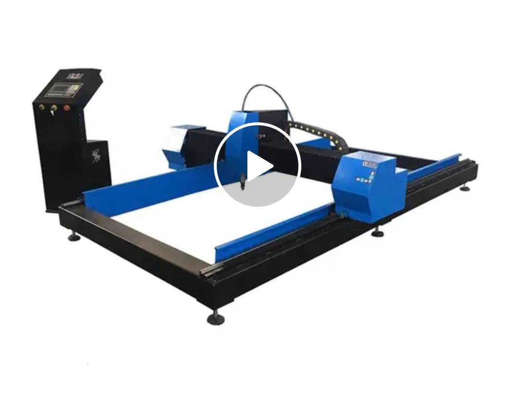 2x6m Gantry type plasma cutting machine for aluminum