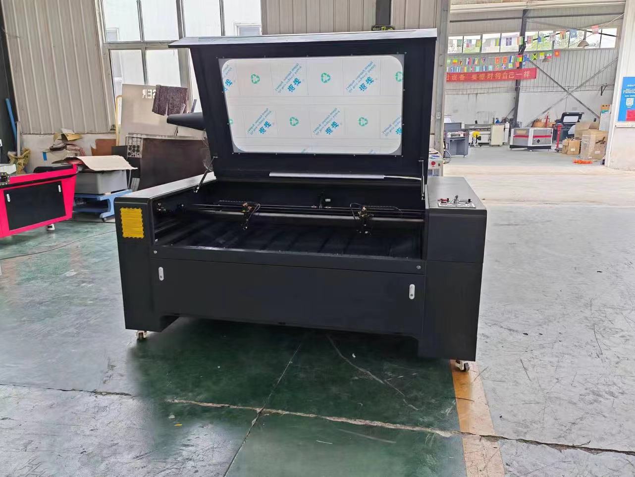 QN1610 dual heads laser cutting machine