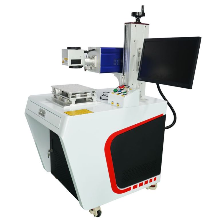 Fiber laser marking machine-RF40w 60w co2 laser marking machine for w