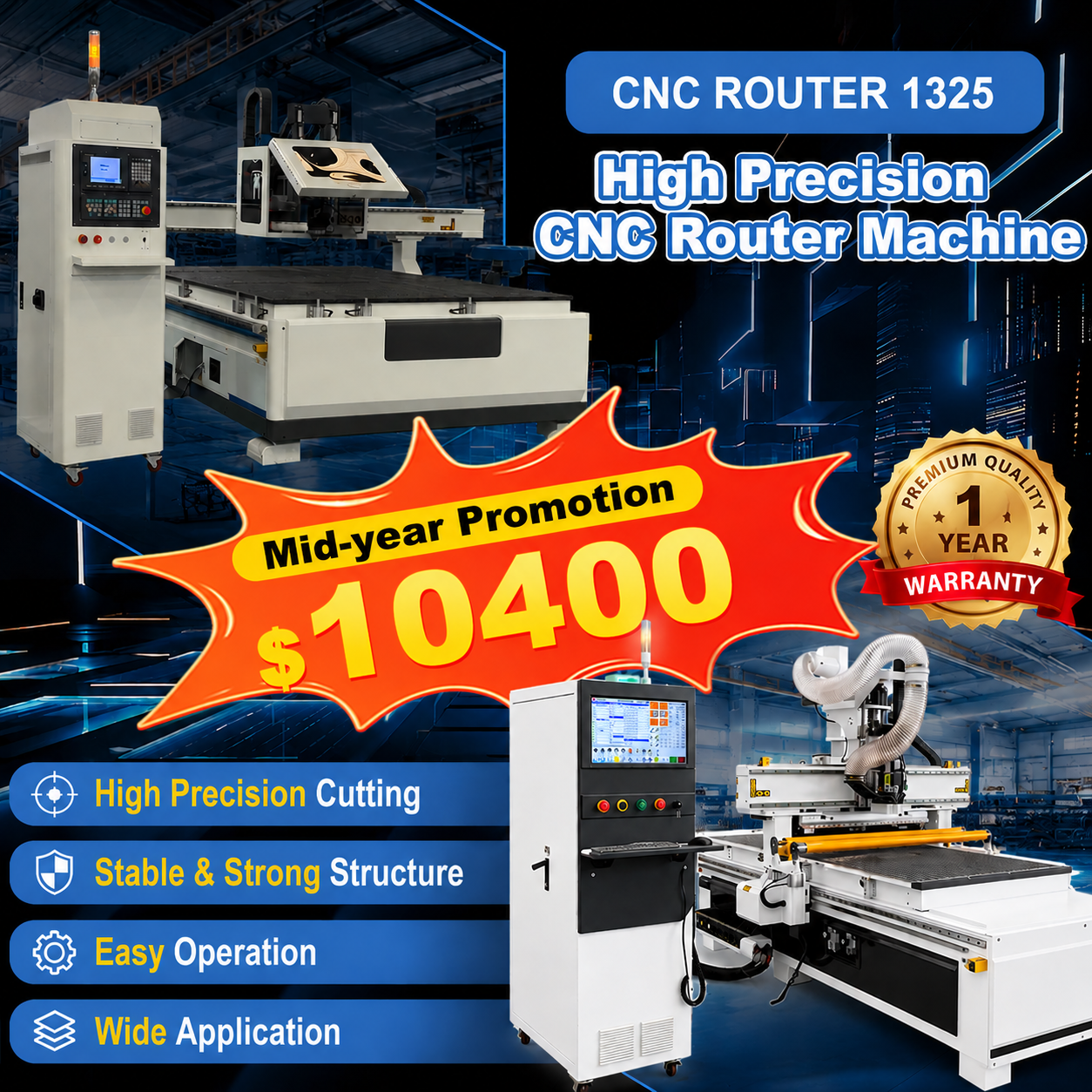 Three Containers of CNC Routers Shipped to Our Distributor T