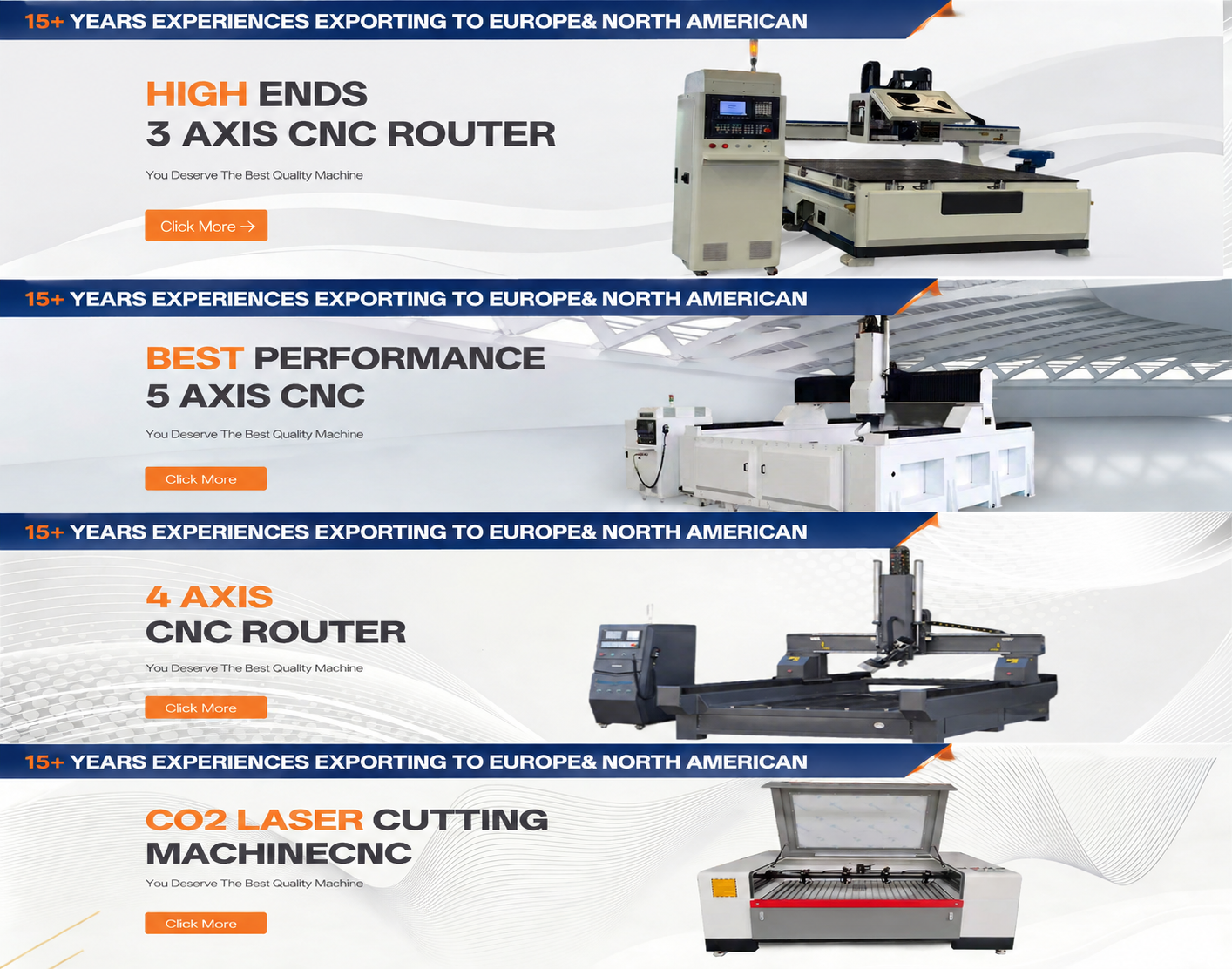 CNC Router Manufacturer | 3 Axis, 4 Axis, 5 Axis CNC Machine